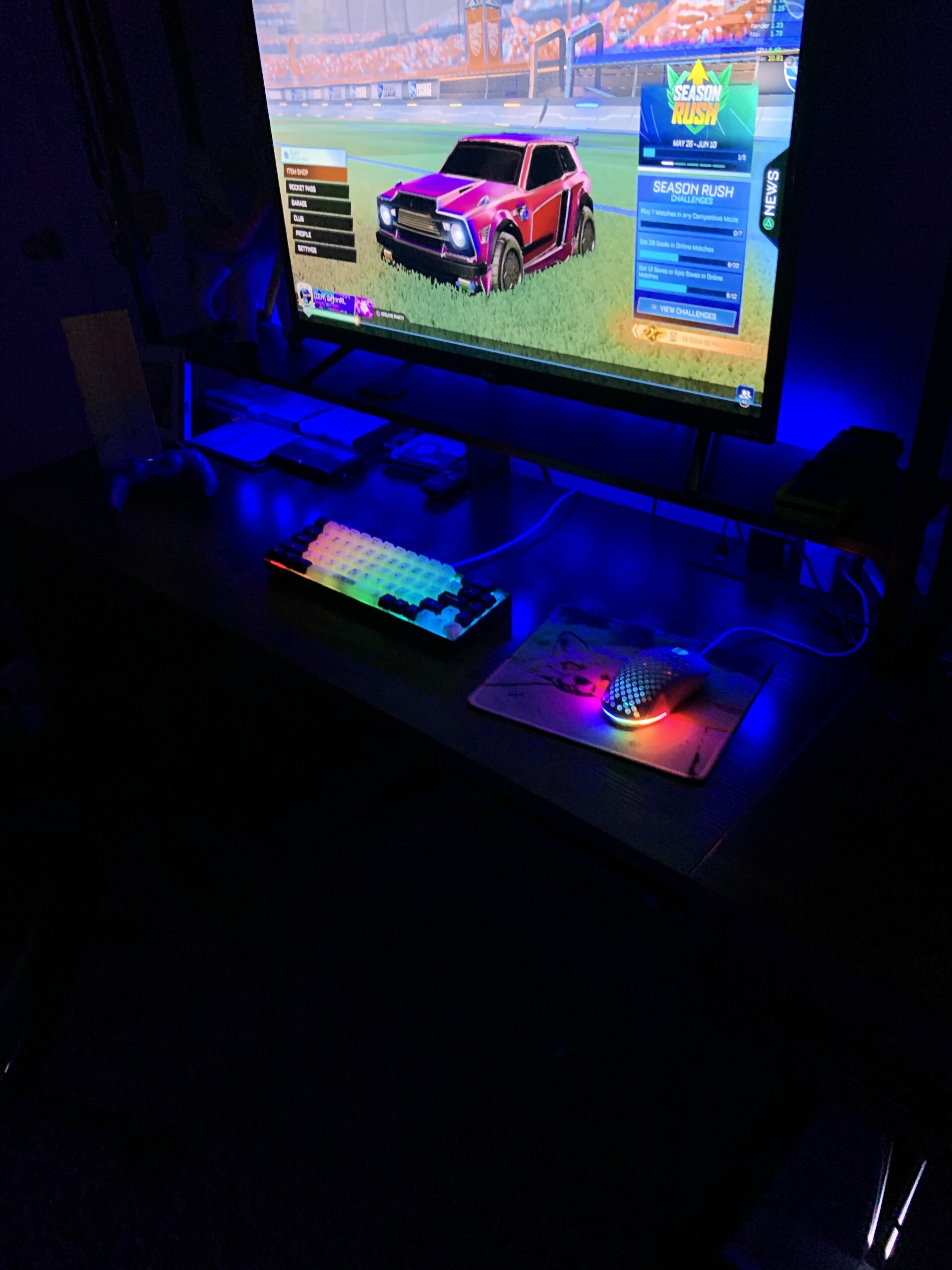New setup (same desk)