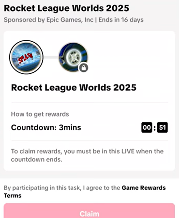 TikTok Rocket League drops to get the black Big Splash!!!!!!