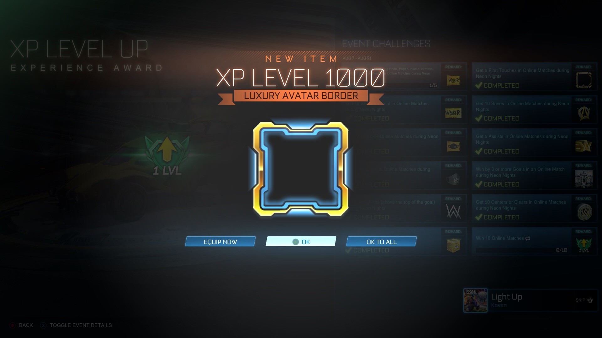 I finally hit level 1000