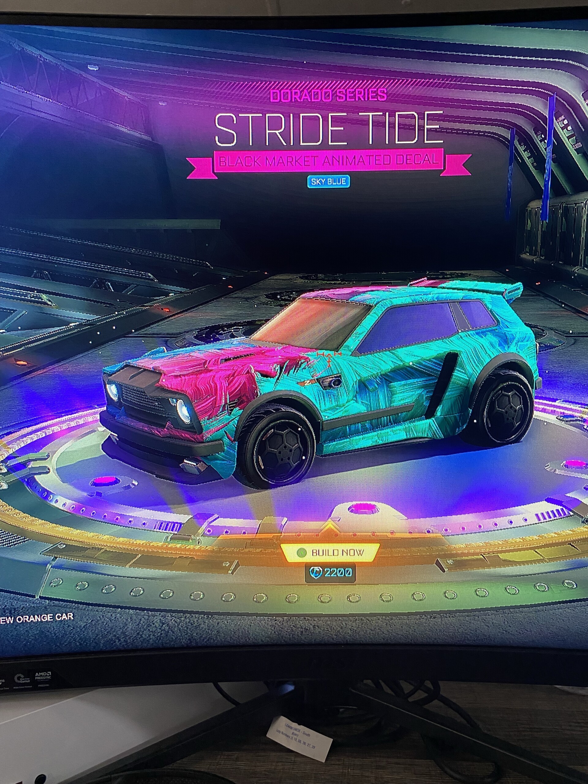 Sky blue stride tide