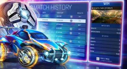 RL ADDING MATCH HISTORY AND GAME PROFILE'S