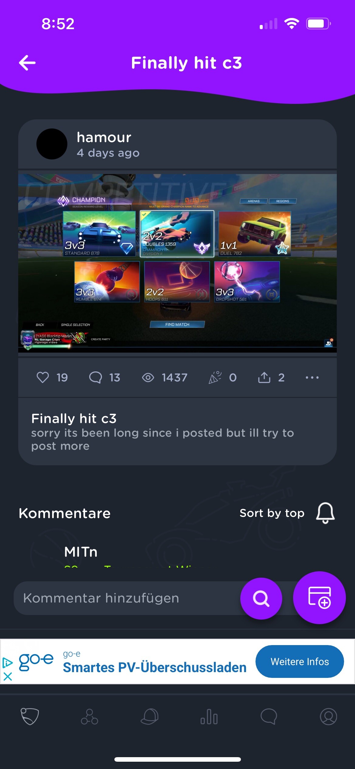 Bro I’m one time in Munich and can’t play