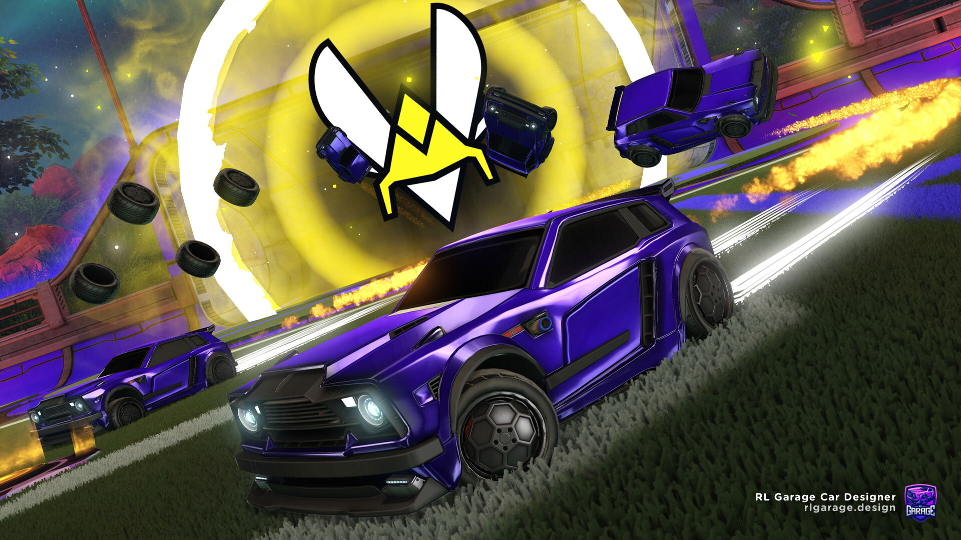 When I generated this design it was just the cristiano wheels showing on one of the cars