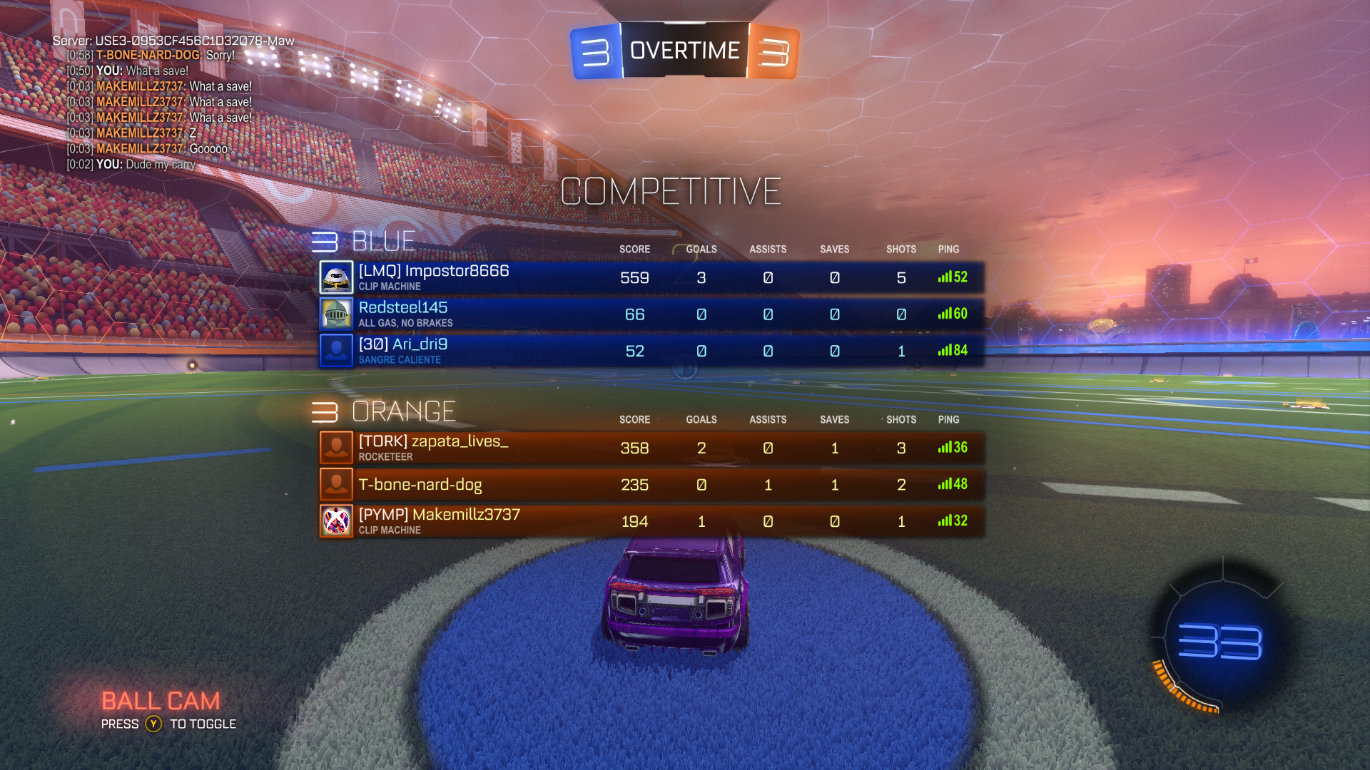Literally at overtime
