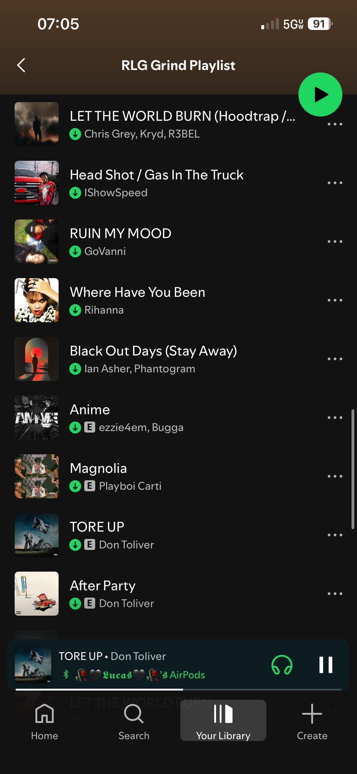 FULL RLG Grind Playlist