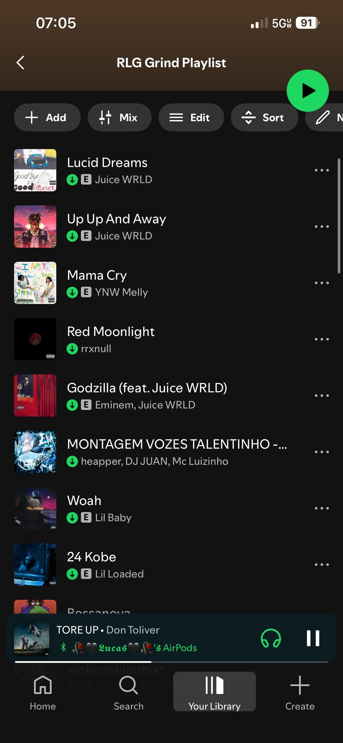 FULL RLG Grind Playlist