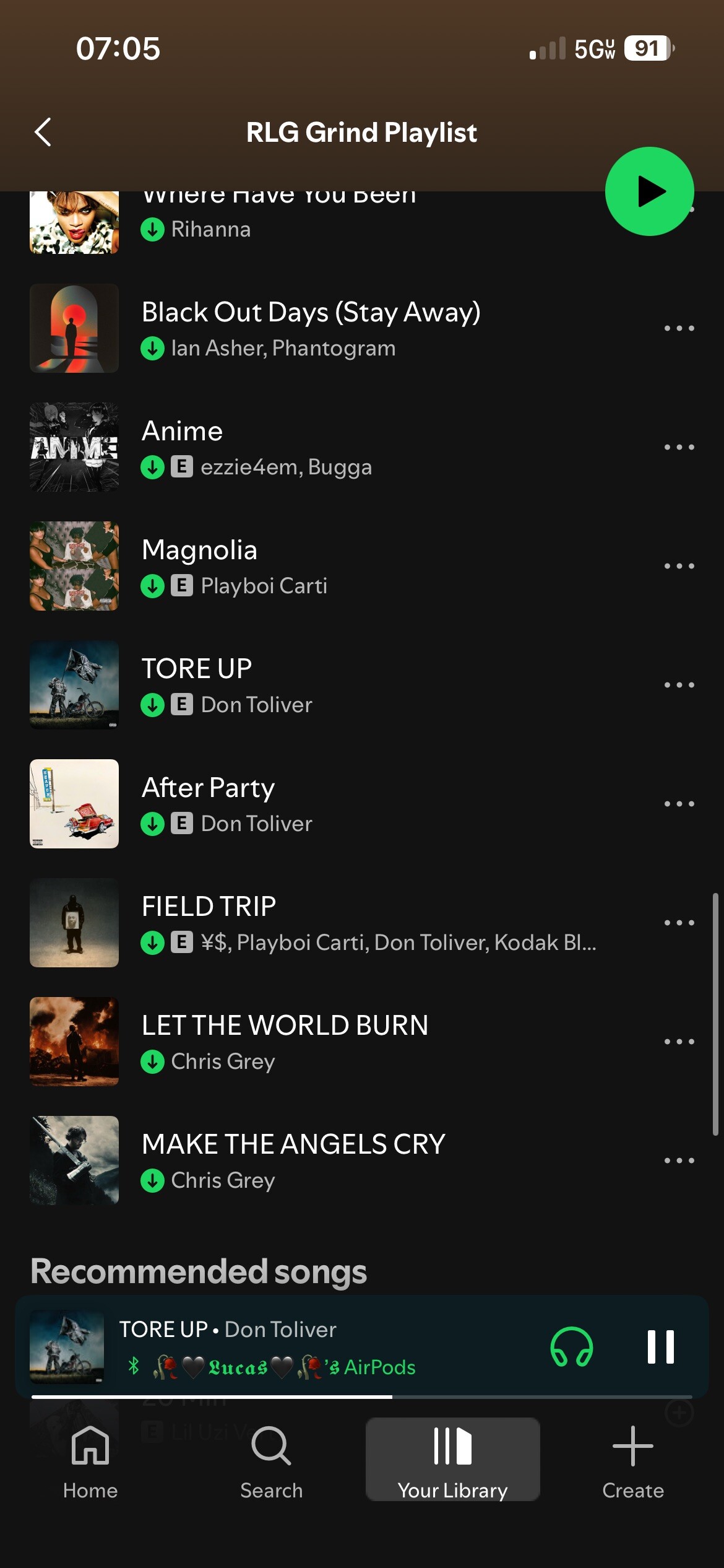 FULL RLG Grind Playlist