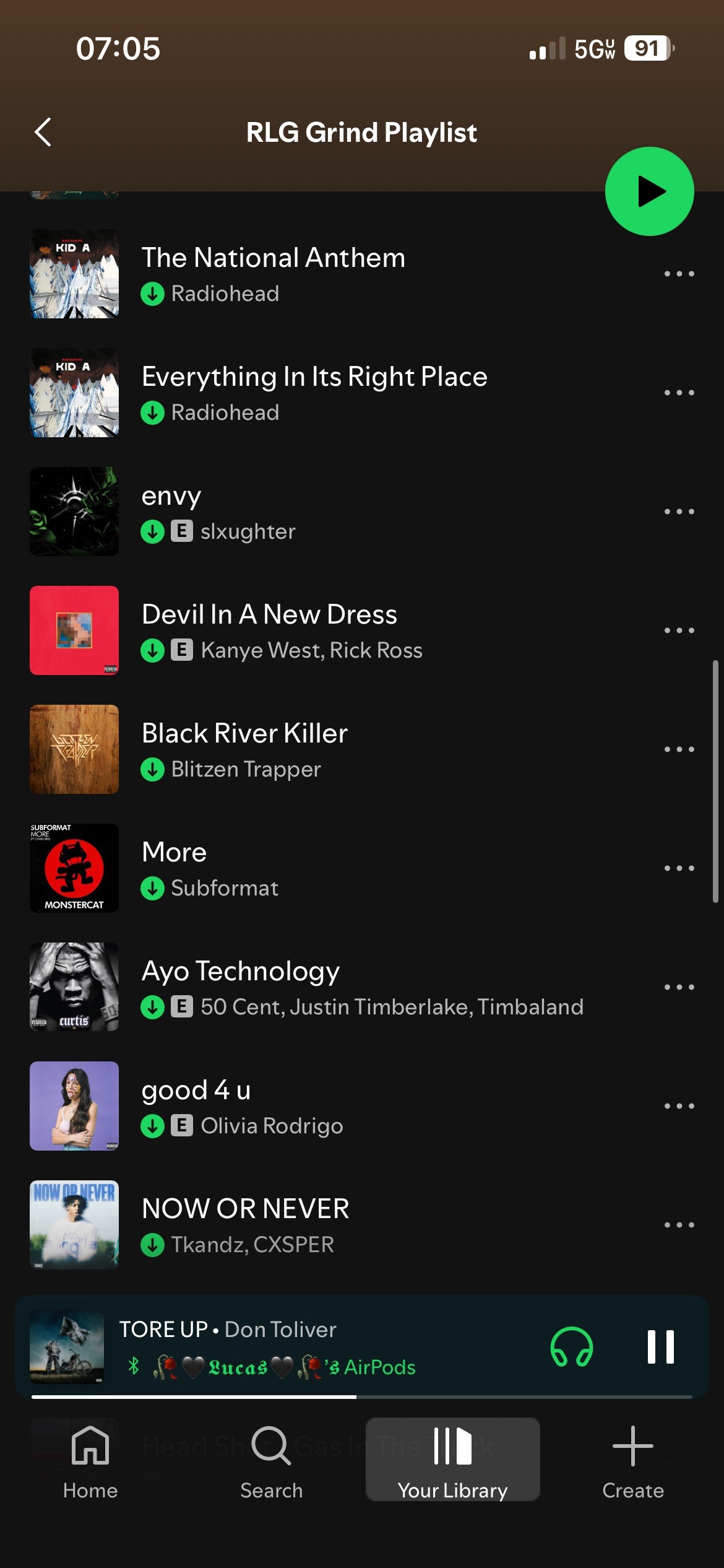 FULL RLG Grind Playlist