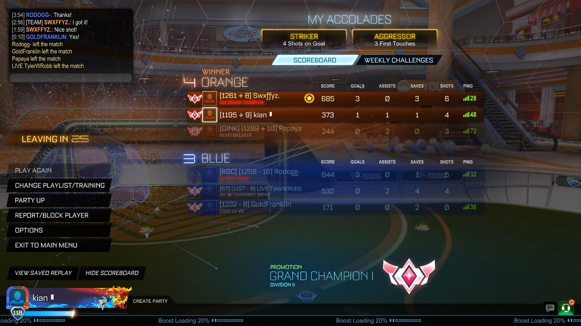 Hit GC for the first time in Rumble