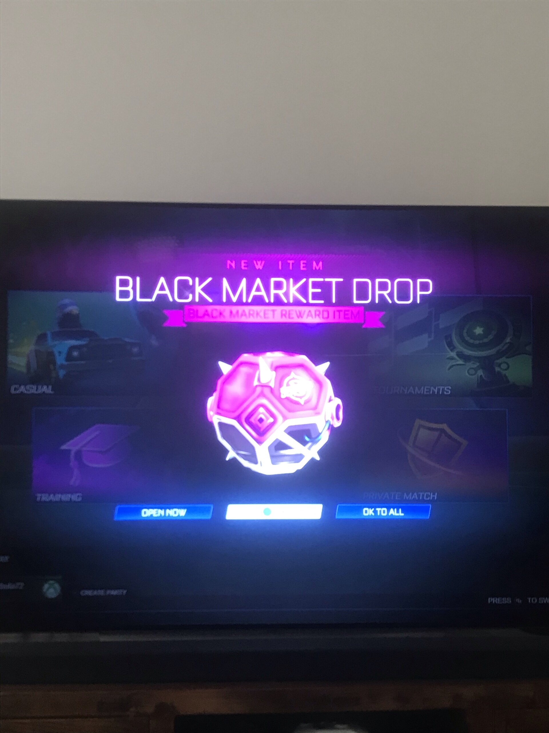 Black market and exotic drops?