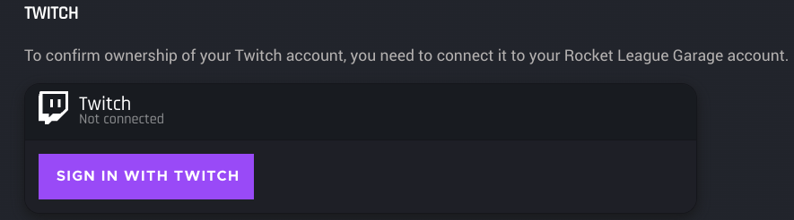 Unable to add twitch platform to account