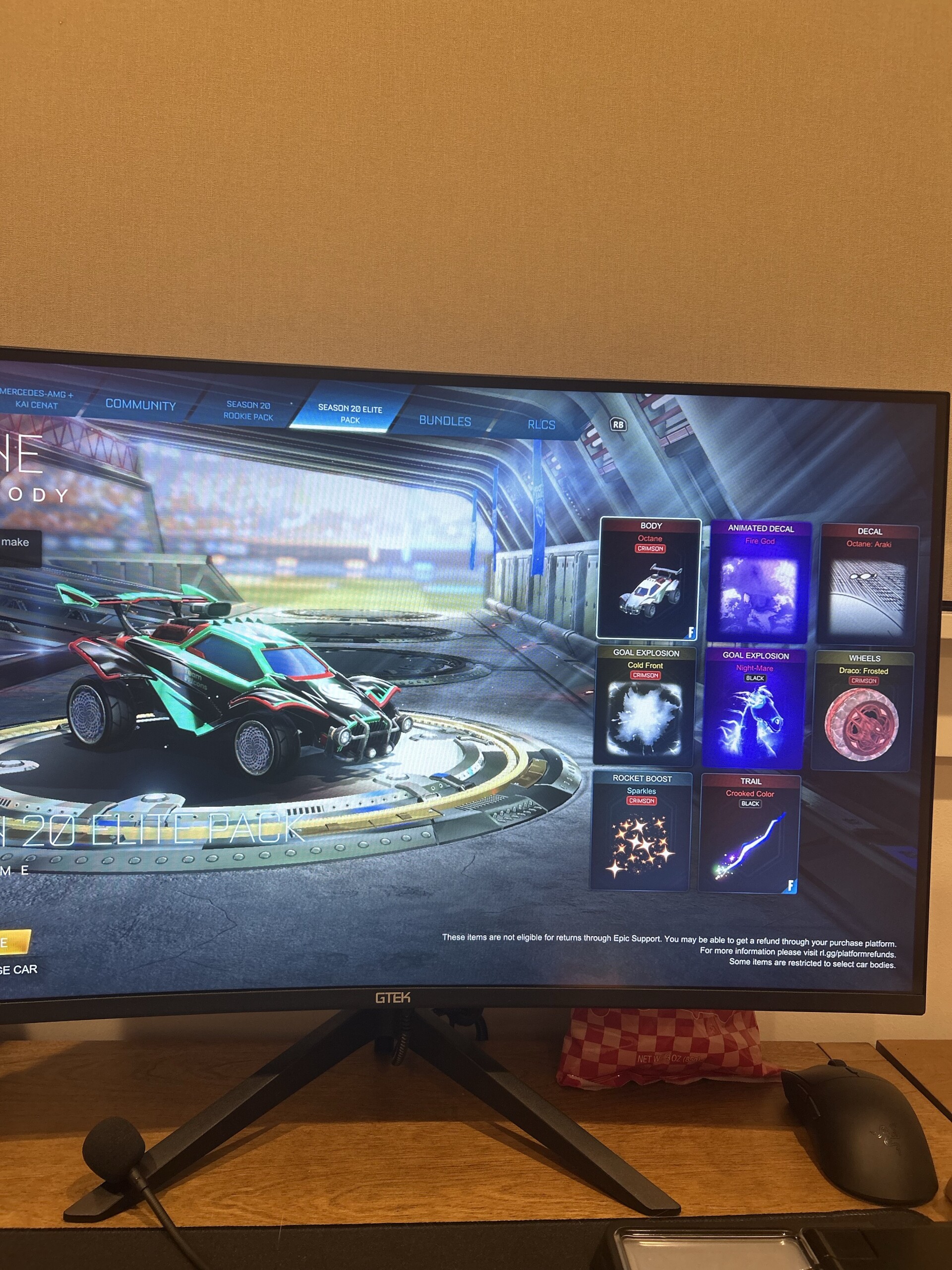 All classic trail variants + crimson octane and sparkles