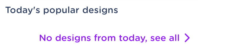 No designs on the front page?