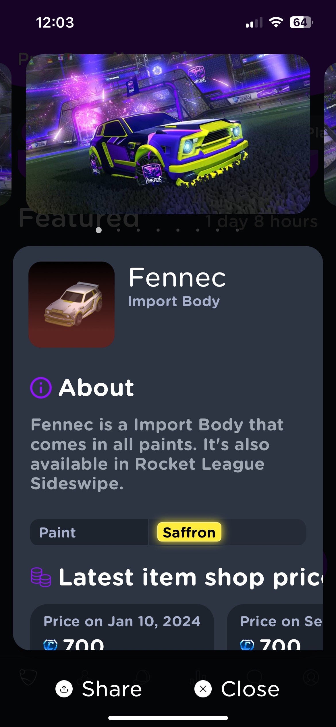 The picture for Saffron Fennec is Lime